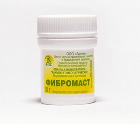 Гранулы гомеопатические «Фибромаст» 10гр.