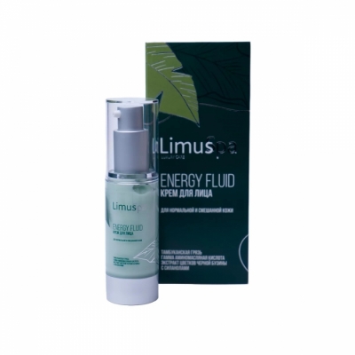 Крем для лица Energy fluid для нормальной и смешанной кожи LimuSpa Luxury Care 30мл.